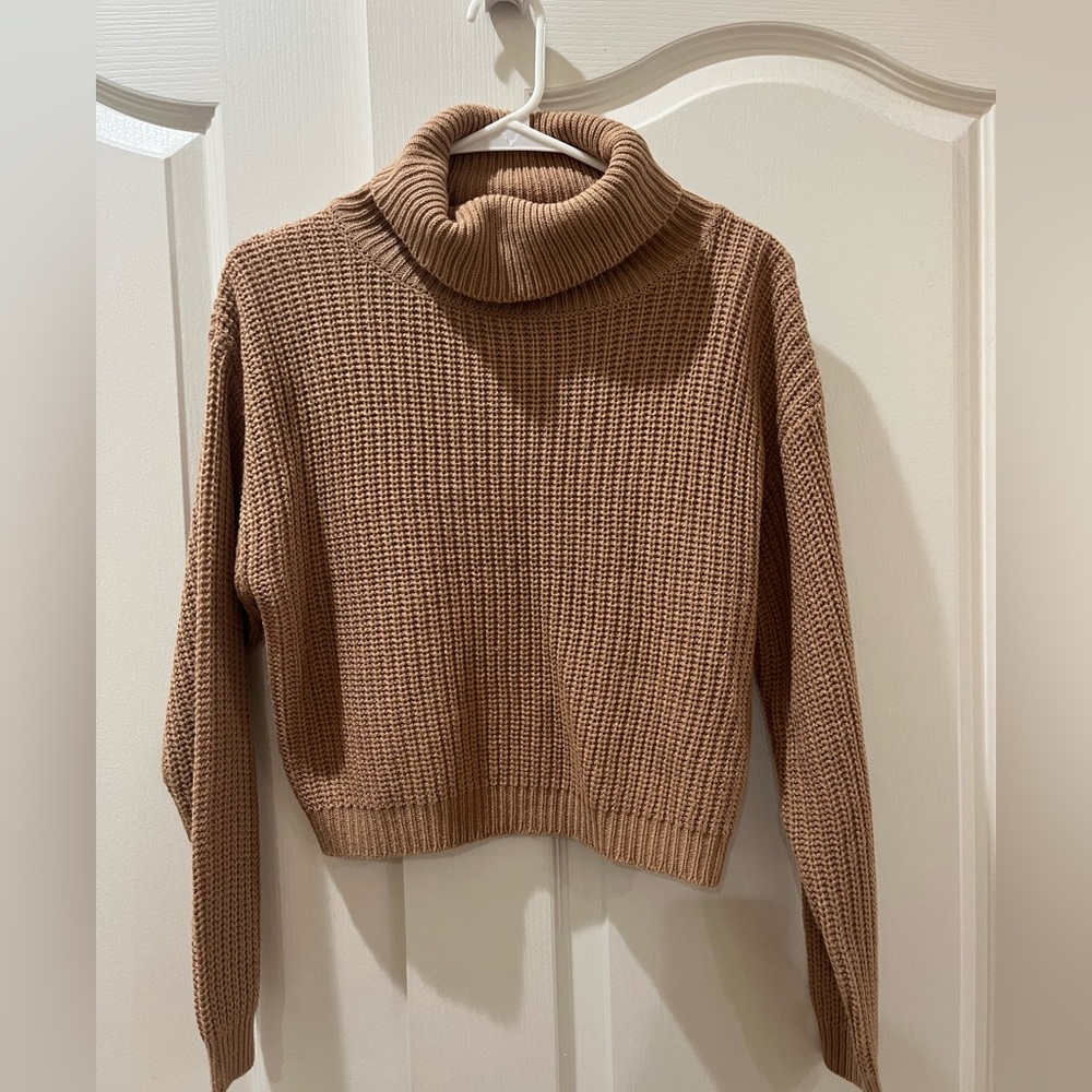 NEW- NEVER USED tan sweater